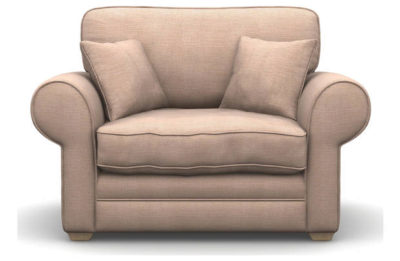 Heart of House Chedworth Fabric Cuddle Chair - Old Rose